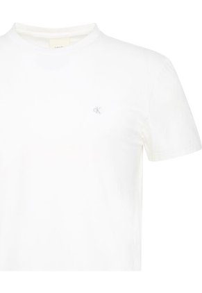 Camiseta Blanca Slim De Manga Corta Calvin Klein