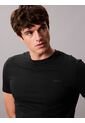 Camiseta Negra Slim De Manga Corta Calvin Klein de Calvin Klein