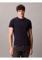 Camiseta Azul Slim De Manga Corta Calvin Klein de Calvin Klein