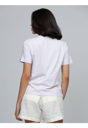 Camiseta Rosada Clásica Con Monograma Estampado Calvin Klein