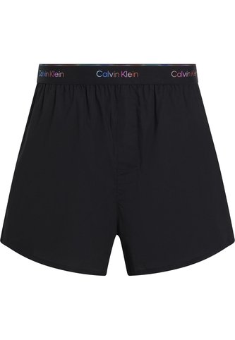 Pantaloneta Negra De Pijama De Popelín De Algodón - Pride Calvin Klein Calvin Klein