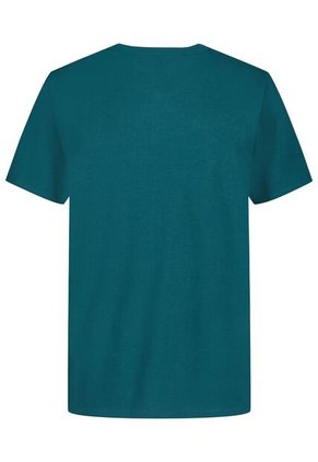 Camiseta Verde Manga Corta Con Logo De Monograma Y Cuello En V Calvin Klein