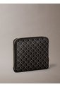 Billetera Negra Cuadrada Con Cremallera Y Monograma Calvin Klein de Calvin Klein