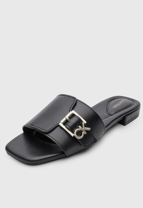 Sandalias Planas Calvin Klein Temmie Negro
