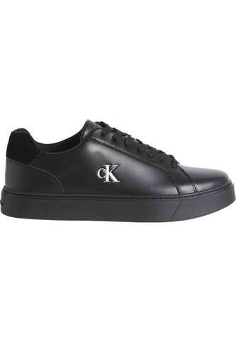 Tenis Negro Classic De Corte Bajo En Cuero Calvin Klein Calvin Klein