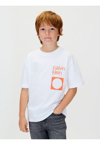 Camiseta Blanca Relaxed Con Estampado City Scene Calvin Klein Calvin Klein