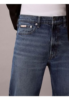 Jeans Azul Standard Straight Tinte Calvin Klein
