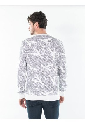 Saco Blanco Con Estampado De Monograma Calvin Klein