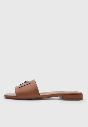 Sandalias Planas Calvin Klein Tayda Café Calvin Klein