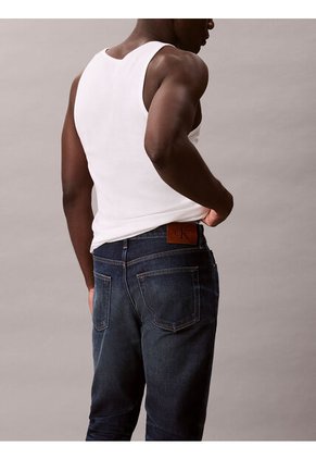 Jeans Azul Oscuro Slim Tapered Térmico Calvin Klein