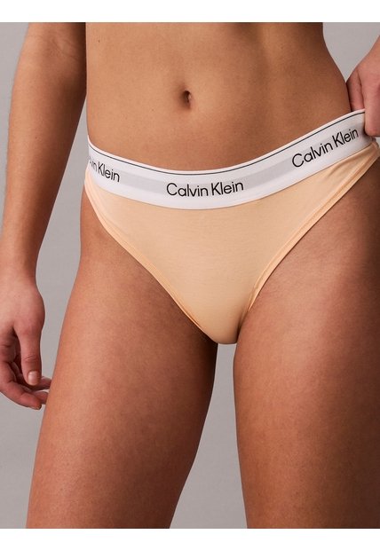 Tanga Naranja - Icon Cotton Modal Calvin Klein