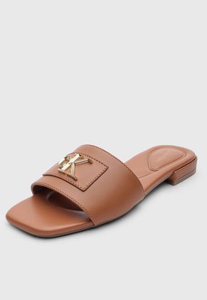 Sandalias Planas Calvin Klein Tayda Café