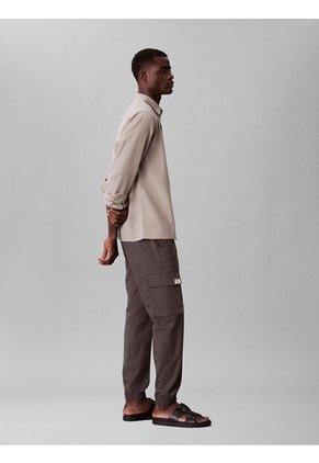 Pantalones Gris Cargo Skinny De Ripstop Calvin Klein