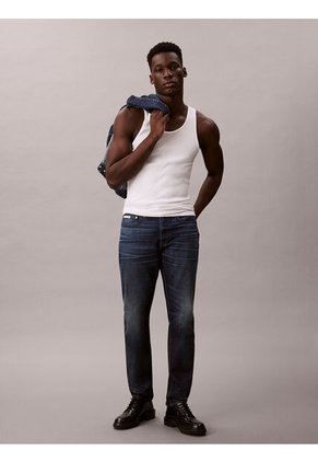 Jeans Azul Oscuro Slim Tapered Térmico Calvin Klein