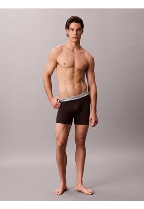 Pack Multicolor De 3 Bóxers Brief - Icon Cotton Stretch Calvin Klein