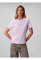 Camiseta Lila Clásica Con Monologo Calvin Klein de Calvin Klein