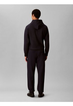 Jogger Azul De Felpa Con Monograma Calvin Klein