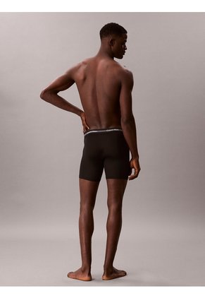 Pack Negro De 3 Bóxers Brief Largos Calvin Klein