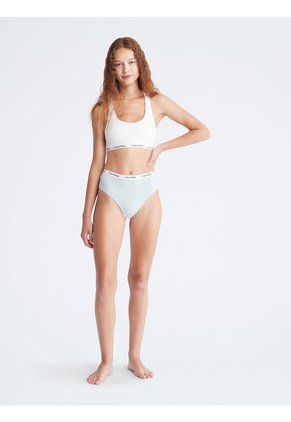 Tanga Celeste De Cintura Alta Carrusel Para MujerCalvin Klein
