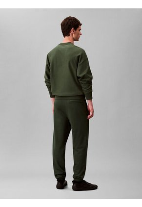 Jogger Verde De Felpa Con Monograma Calvin Klein