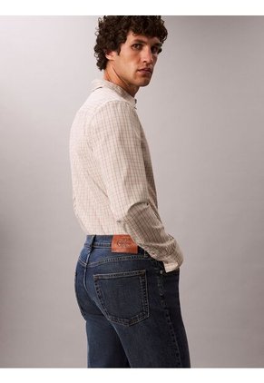 Jeans Azul De Corte Recto Clásico Con Efecto Tornasolado Calvin Klein