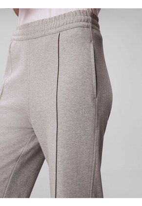 Pantalón Gris Deportivo De Felpa Francesa Con Logo Retro Calvin Klein