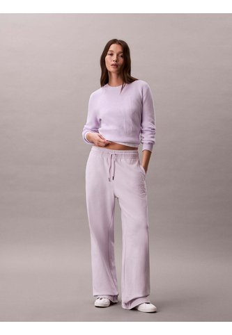 Pantalón Lila De Pierna Ancha Calvin Klein Calvin Klein