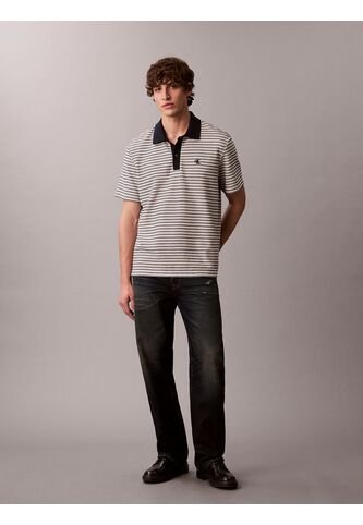 Polo Beige Ottoman A Rayas Calvin Klein Calvin Klein