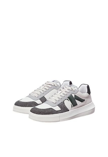 Tenis Gris De Ante Calvin Klein