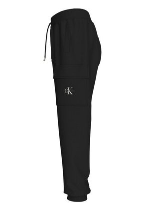 Jogger Negro Cargo De Corte Relajado Calvin Klein