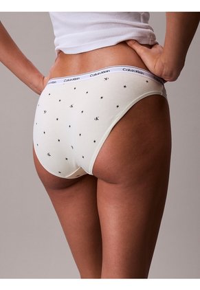 Panty Amarillo Tipo Bikini - CK Modern Logo Calvin Klein