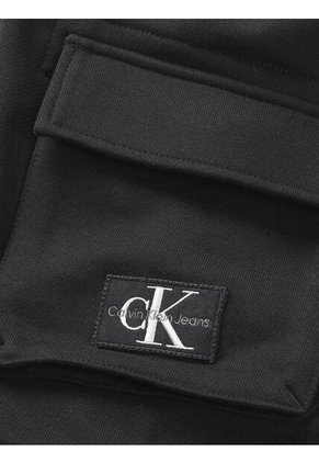 Jogger Negro Cargo De Corte Relajado Calvin Klein