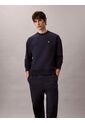 Jogger Azul En Tejido Terry Premium Con Monograma Bordado Calvin Klein de Calvin Klein