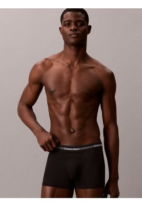 Pack Negro De 3 Bóxers Trunk Calvin Klein