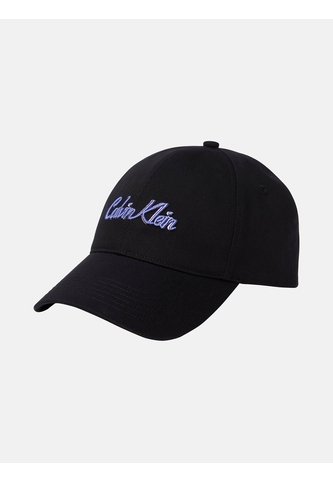 Gorra Negra De Sarga Con Logo Calvin Klein Calvin Klein