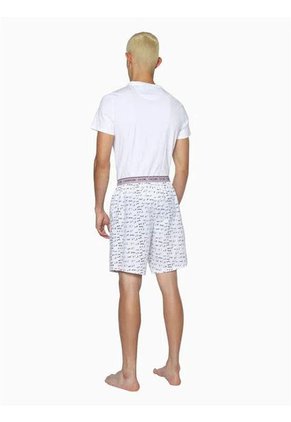 Bermuda De Pijama Hombre Hombre Blanco