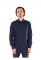 Camisa Azul Manga Larga Slim Fit Para Hombre Calvin Klein de Calvin Klein