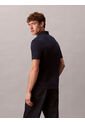 Polo Azul De Algodón Interlock Calvin Klein de Calvin Klein