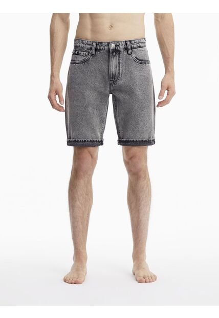 Bermudas Gris De Corte Regular Calvin Klein