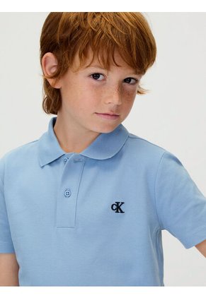 Polo Multicolor De Piqué Elástico Calvin Klein