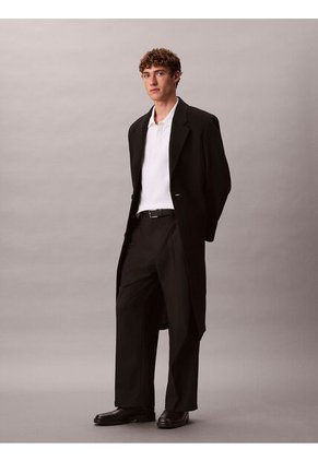 Polo Blanco De Algodón Interlock Calvin Klein