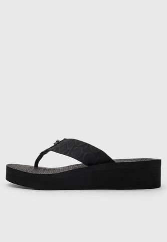 Sandalia Tacón Corrido Calvin Klein Meena Negro Calvin Klein