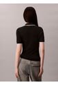 Polo Negro Con Detalles En Contraste Calvin Klein de Calvin Klein