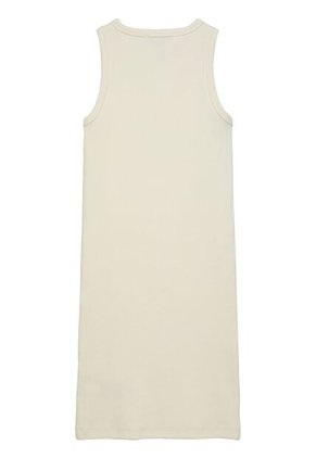 Vestido Blanco Slim Sin Mangas De Canalé Calvin Klein