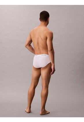 Pack Blanco De 3 Slips De Cadera - Icon Cotton Stretch Calvin Klein