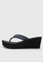 Sandalia Tacón Corrido Calvin Klein Kollinz Negro de Calvin Klein