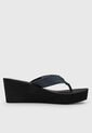 Sandalia Tacón Corrido Calvin Klein Kollinz Negro de Calvin Klein
