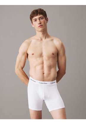 Pack Blanco De 3 Boxers Brief - Cotton Stretch Calvin Klein