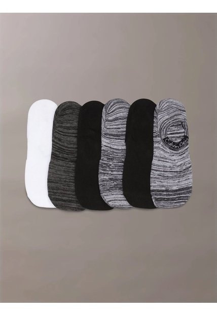 Pack Multicolor De 6 Medias Marled Calvin Klein