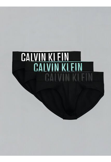 Pack Negro De 3 Slips - Intense Power Cotton Calvin Klein